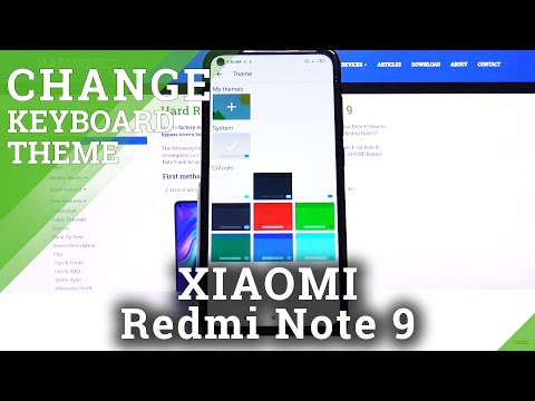 How to Change Keyboard Theme in XIAOMI Redmi Note 9 – Find Keyboard Customization Options