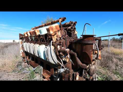 ALCO 251B engine abandoned at  Parkes NSW.  Fri 16th July 2021