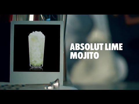 ABSOLUT LIME MOJITO DRINK RECIPE - HOW TO MIX