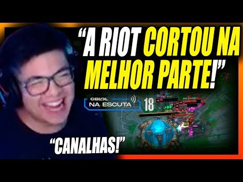 ESA REAGINDO A “dyNquedão, os cara lá tá de férias!” | Na Escuta: 1ª Etapa 2022 (Rodada 18) - CBLOL