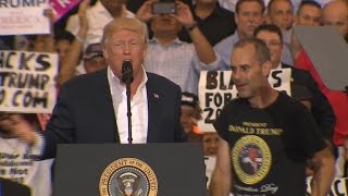 Watch: Trump brings supporter he recognizes from T