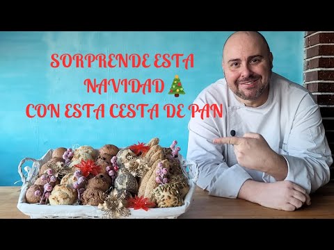 Cesta de Pan Casera para Navidad: ¡Sorprende con Esta Decoración Comestible!