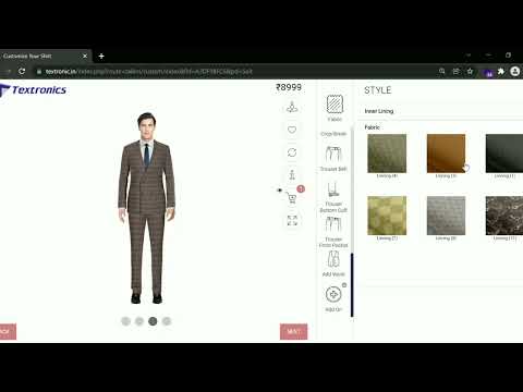 Online tailor-i, for fabrics, free demo available