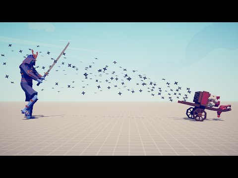 SHURIKEN HWACHA vs UNITS - Totally Accurate Battle Simulator TABS