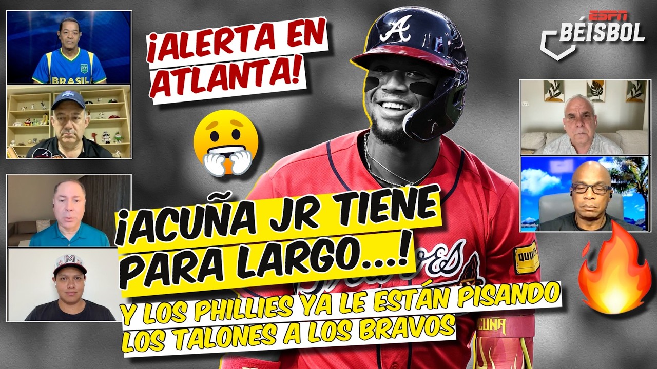 CALMA. Ronald Acuña Jr VA A REGRESAR y si no, los BRAVOS ya saben CÓMO JUGAR SIN ÉL | ESPN Béisbol