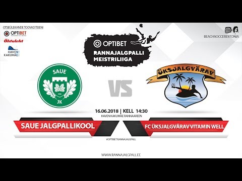 Saue JK vs. FC Üksjalgvärav Beach Soccer Team Vitamin