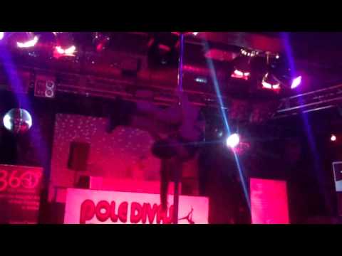 Heidi Hildersley Perfoming at the Grand Final, Pole Divas 2010