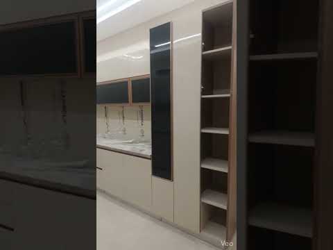 U Shape Wooden Modular Kitchen