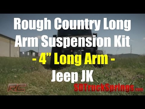 Rough Country Long Arm Suspension Kit - Jeep JK Wrangler 4” Long Arm - Tutorials and Reviews