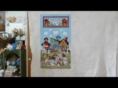 Sunday Sew & Chat/French door Panel Quilt wall hanging/ 4/10/22