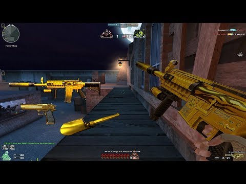 Crossfire North America 2.0: M4A1-XS-Goldfire| Hero Mode X