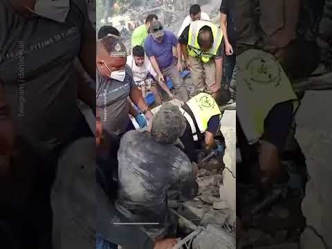 Aftermath of deadly Israeli strikes in southern Lebanon | AJ #shorts
