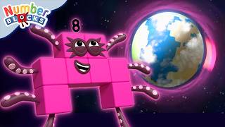 Desenhos de Sábado com os Números | Aprenda a Contar para Crianças | Numberblocks Português Brasil