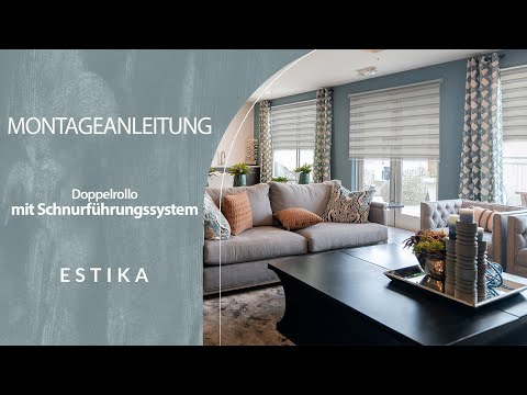 Estika Tag & Nachtrollos Montageanleitung für Rollo Mit Schnurführungssystem.