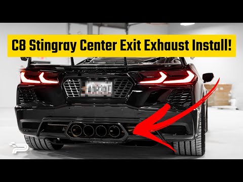 C8 Corvette Stingray/E-Ray Center Exit Exhaust Conversion Install!