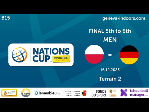 Pologne / Allemagne - Finale 5ème place Homme - Coupe des Nations Tchoukball 2023 - FR