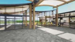 preview picture of video 'Brand new sustainable entrance building for Whipsnade Zoo!'