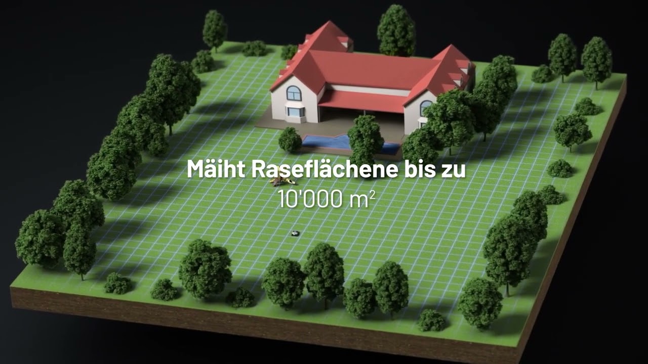 MAMMOTION Mähroboter LUBA mini AWD 1500 m²