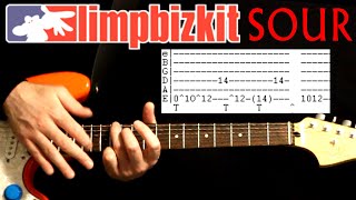 Limp Bizkit Sour Guitar Lesson / Guitar Tabs / Guitar Tutorial / Guitar Chords / Guitar Cover