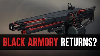 Destiny 2: On The Into The Light Black Armory Rumor