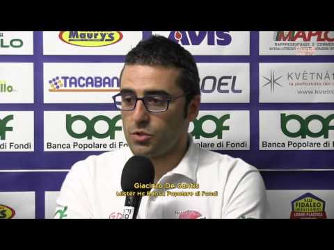 Hc Fondi vs S C  Gaeta del 16 aprile 2016. Giacinto De Santis