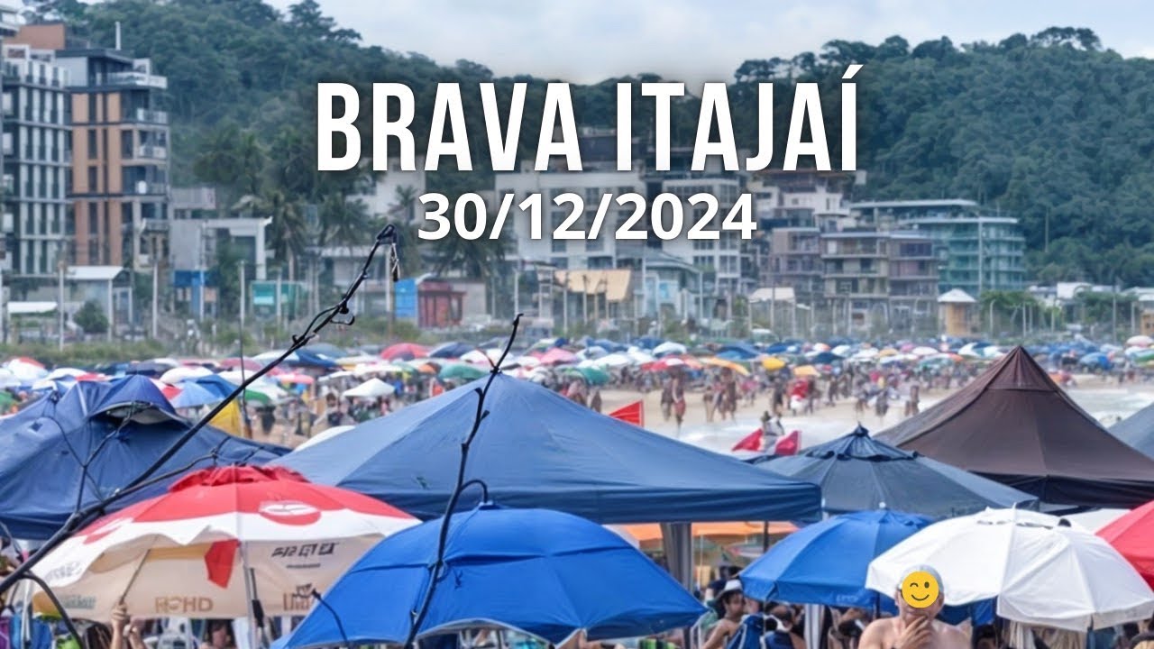 DEZEMBRO 30/12/2024 Praia BRAVA Itajaí ao vivo