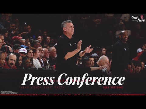 Stanford Men's Basketball: #6 Duke Postgame Press Conference (1/17/25)