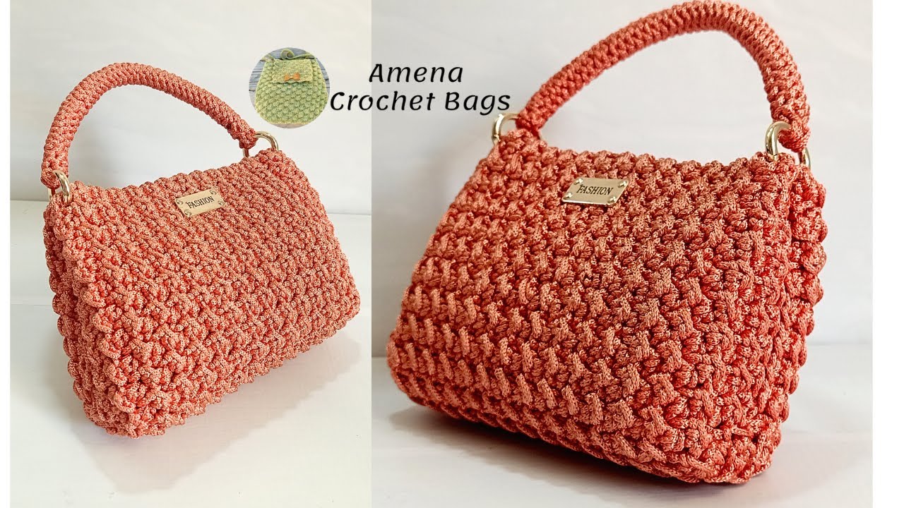 Crochet a beautiful bag with a new design, easy and simple