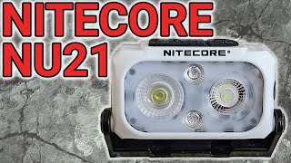 Nitecore NU21 review Ultra lightweight headlamp - Glow feature