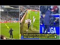 The moment Alaves coach was furious and grabbed his staff after Vazquez scored Real Madrid's winning