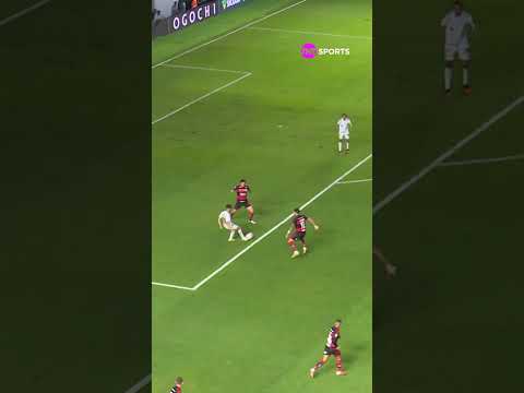 ISSO SIM QUE É SAÍDA DE BOLA! O SANTOS DEU AULA AQUI CONTRA A PRESSÃO ALTA DO FLAMENGO #shorts