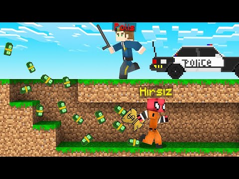HIRSIZ FERİTED VS POLİS TARIK - Minecraft