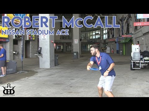 Robert McCall Disc Golf Hole in One (ACE) at 2017 Nissan Stadium Disc Golf Experience