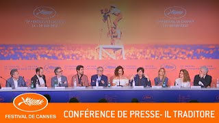 IL TRADITORE  Confrence de presse  Cannes 2  VF