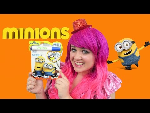 Minions Magic Ink Coloring & Activity Book Imagine Ink | KiMMi THE CLOWN Video