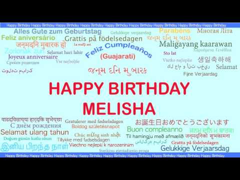 Melisha   Languages Idiomas - Happy Birthday