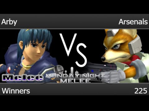 MNM 225 - Arby (Marth) vs TLOC | Arsenals (Fox) Winners - Melee