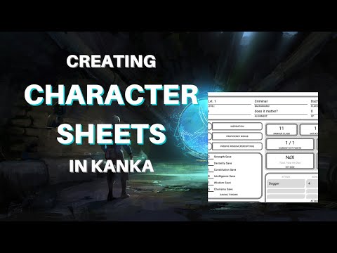 Character sheets