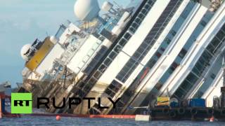 Italy: Costa Concordia salvage begins