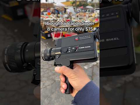I Found a Rare Canon 514XL Super 8 Camera for only $15 #canon #super8 #film
