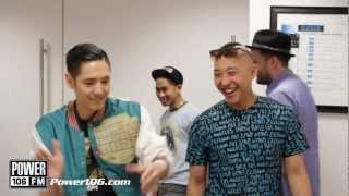 Far East Movement&#39;s performance with all of the Power 106 Dj&#39;s - Turn Up The Love