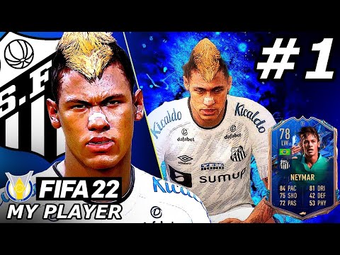 FIFA 22 Neymar Jr Player Career Mode EP1 - THE BEGINNING!!🔥🇧🇷