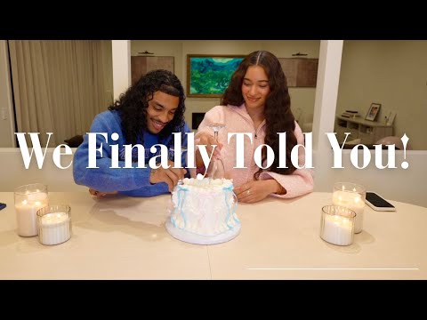Couple Q&A 🤭+ FINALLY Revealing Our Baby's Gender!💙🩷
