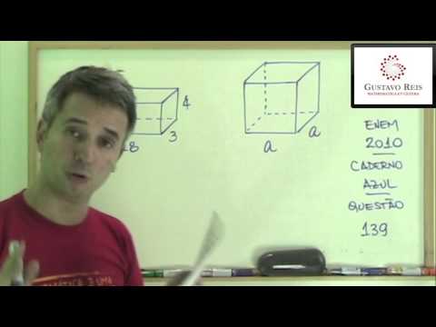 Questão 139 ENEM 2010 Matemática (Caderno Azul) - Geometria Espacial