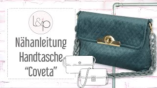 Nähanleitung Handtasche Coveta - ein schicke Tasche in handlicher Größe nähen