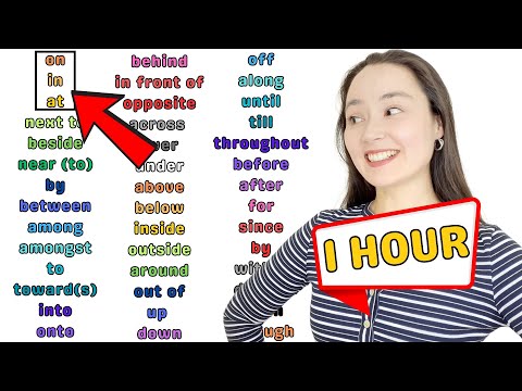 Master ALL Basic Prepositions in ONE Lesson!