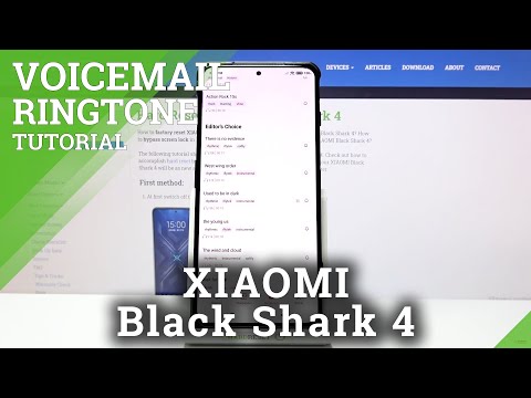 How to Change Voicemail Notification Sound in Xiaomi Black Shark 4 - Incoming Notification Melody