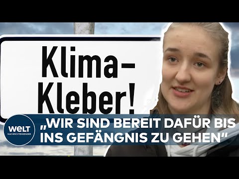 KLIMA-KLEBER VOR GERICHT: Carla Rochel - "Wir machen weiter, bis die Regierung handelt!"
