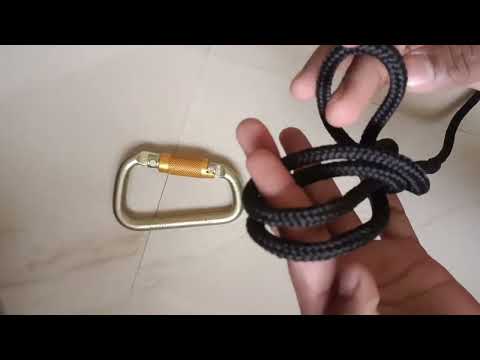 How to tie a figure 9 knot
