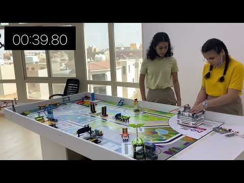 Final Round (AlForsan): 230 pts. - FLL Cargo Connect - Robot Game Missions